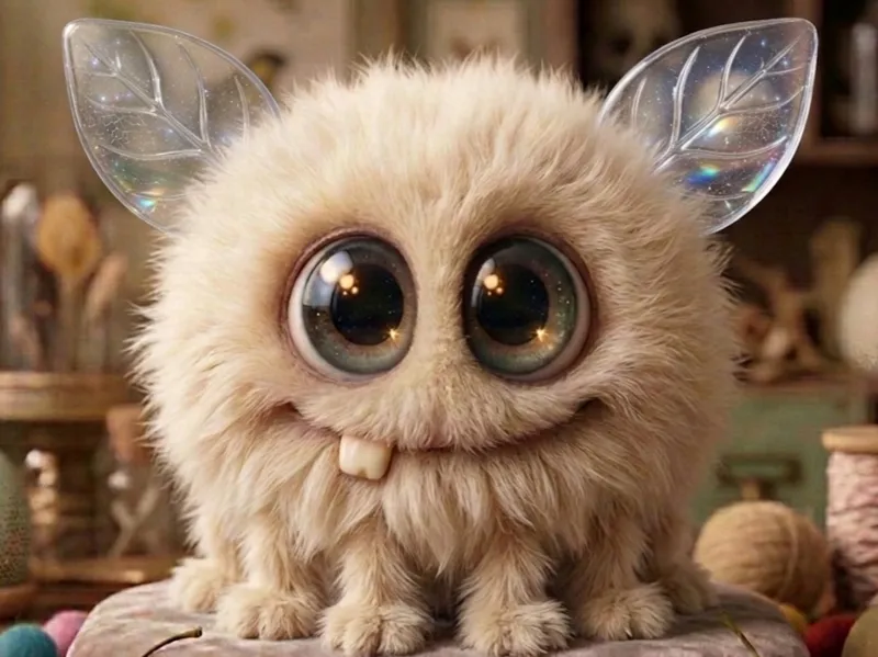 Sputnik | The Fluffy Beige Fly