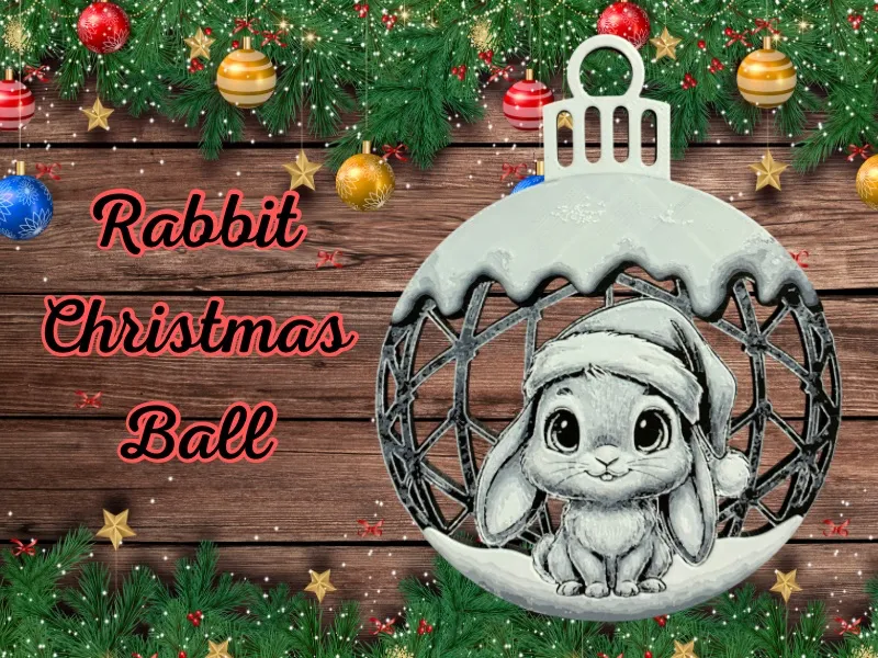 Rabbit Christmas Ball