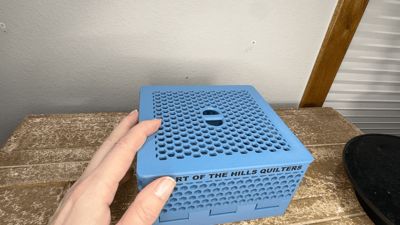 Foldable Hex Crate with Lid