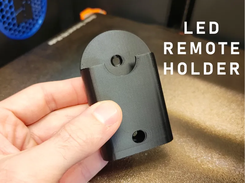 LED Remote Holder Screw Mount