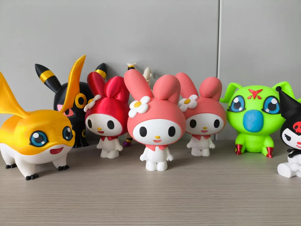 Sanrio My Melody Standing Pose Multi-color Assembly Version (Single ...