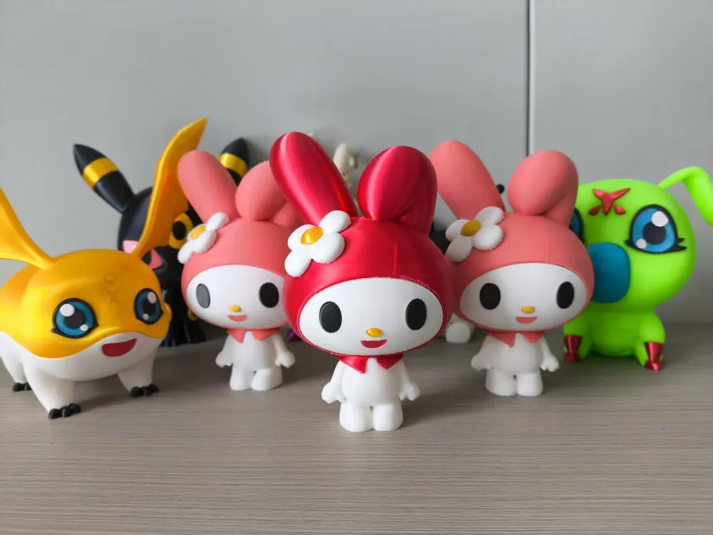 Sanrio My Melody Standing Pose Multi-color Assembly Version (Single ...