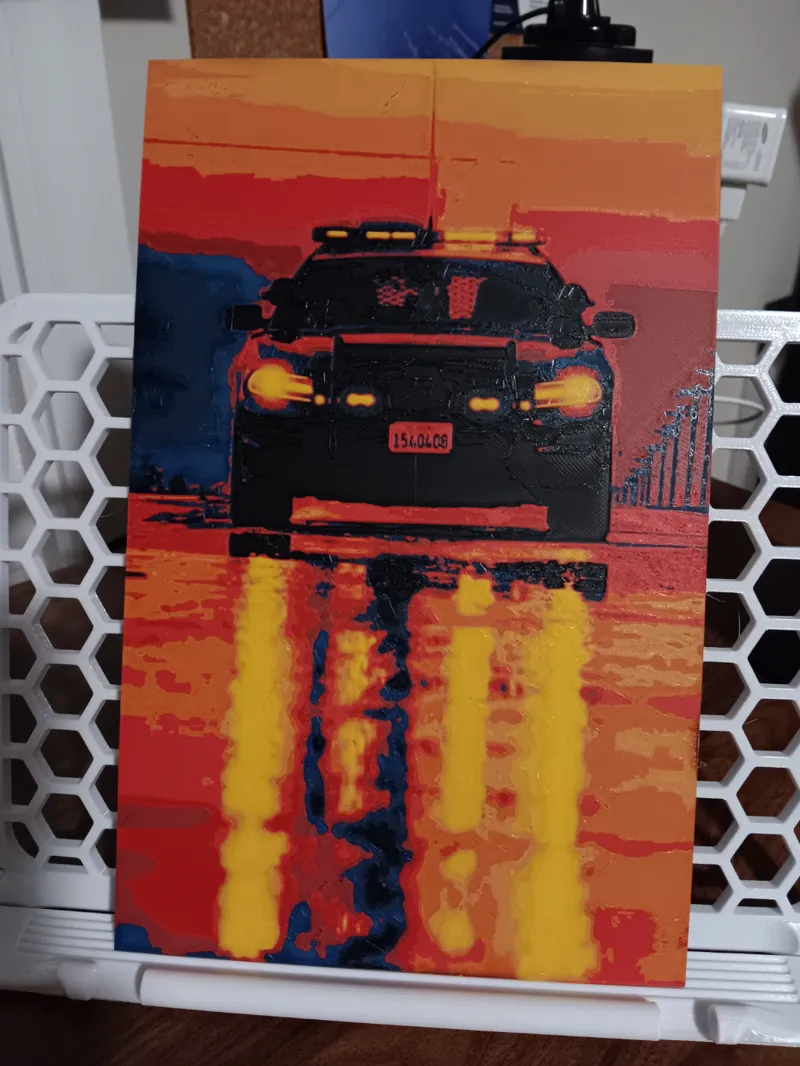 HueForge: Police Patrol Car
