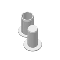 Raccord cylindrique Ø15x25mm — photo 2