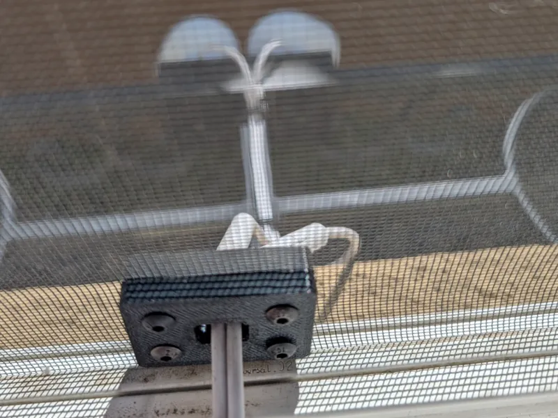Window Screen Cable Passthrough