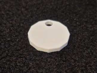 UK Pound Coin Trolley Token