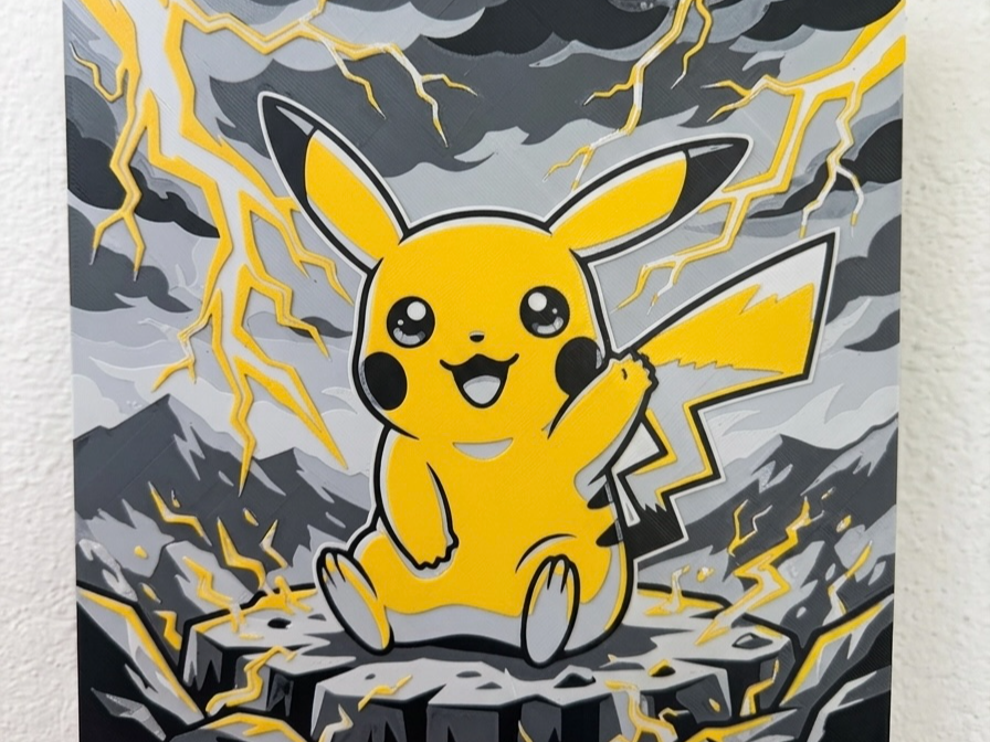 Pikachu Thunderbolt Hueforge