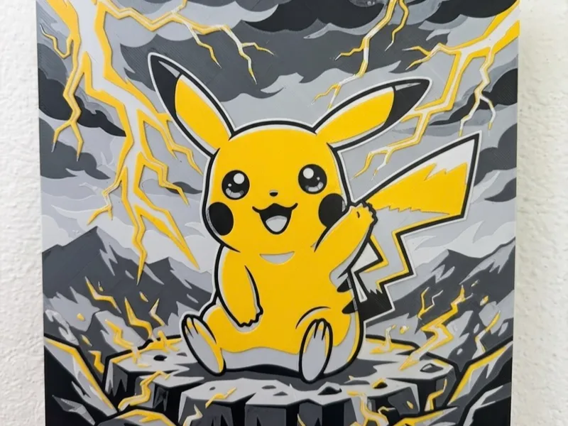 Pikachu Thunderbolt Hueforge