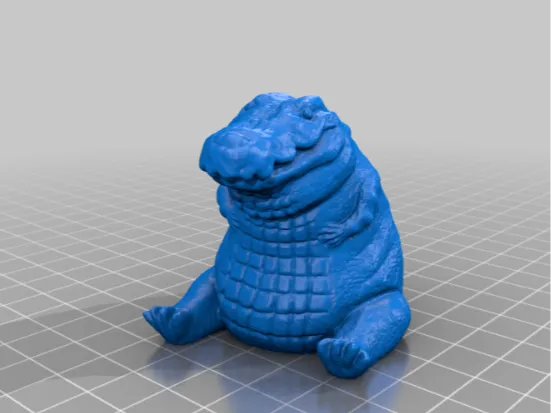 Crocodile potelé (figurine mignonne)