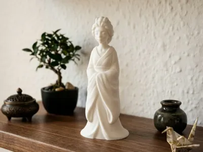 Geisha statue