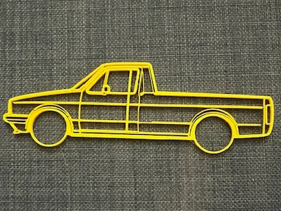 Volkswagen Caddy Pickup Silhouette