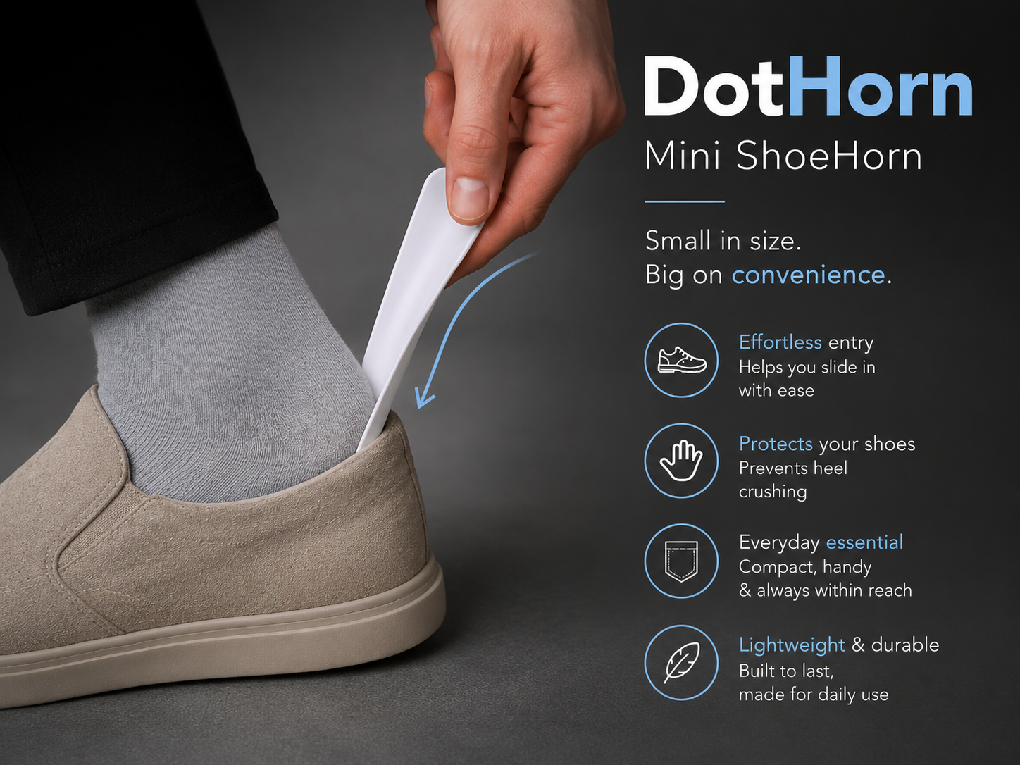 DotHorn – Mini ShoeHorn | EDC