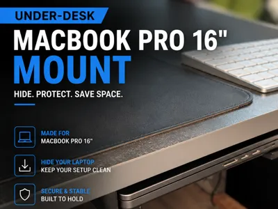 Under-Desk MacBook Pro 16" Mount