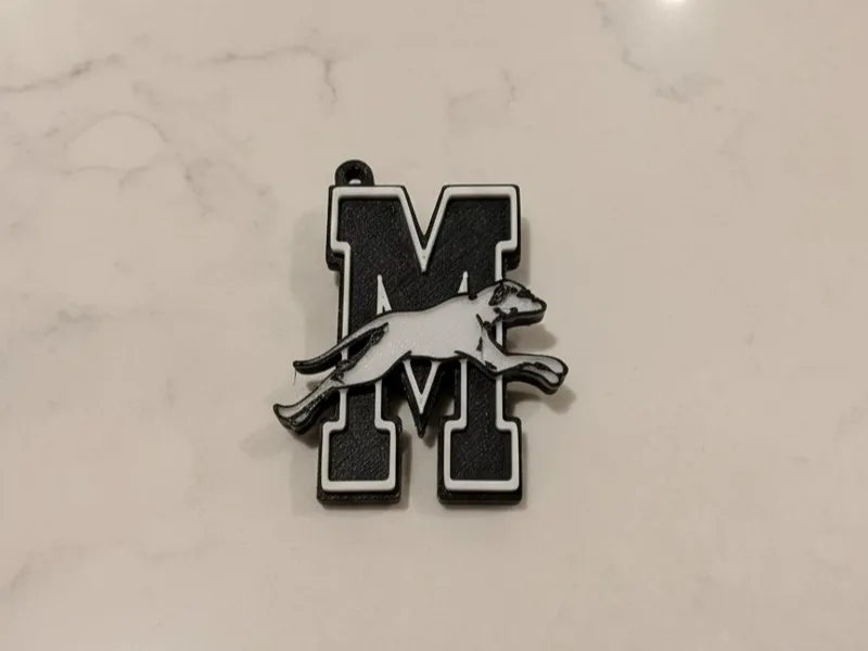 Monessen Greyhounds Keychain