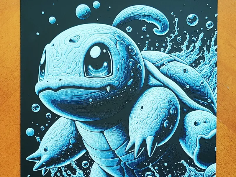 Squirtle - Pokemon - Hueforge