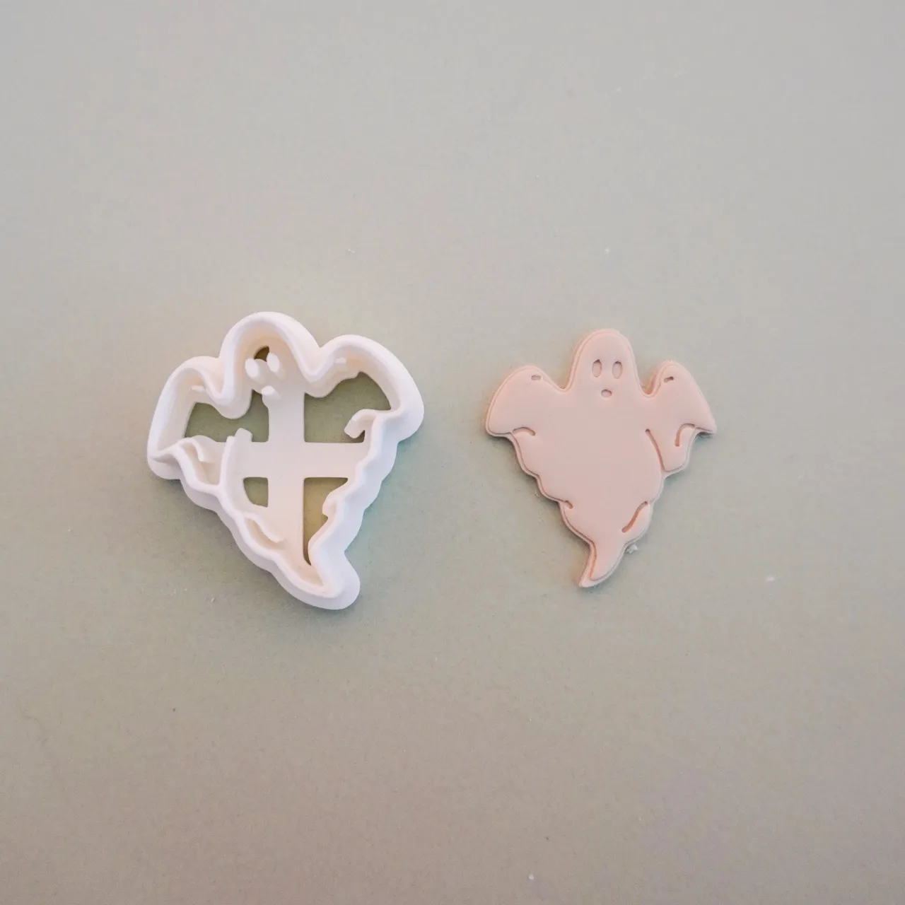 Ghost Polymer Clay Cutter Earrings Necklaces view 3