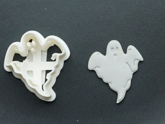Ghost Polymer Clay Cutter Earrings Necklaces