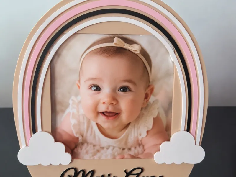 Baby photo frame