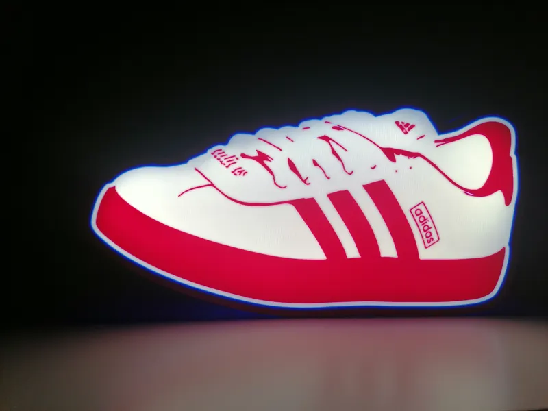 LIGHTBOX Adidas Logo Lampe 