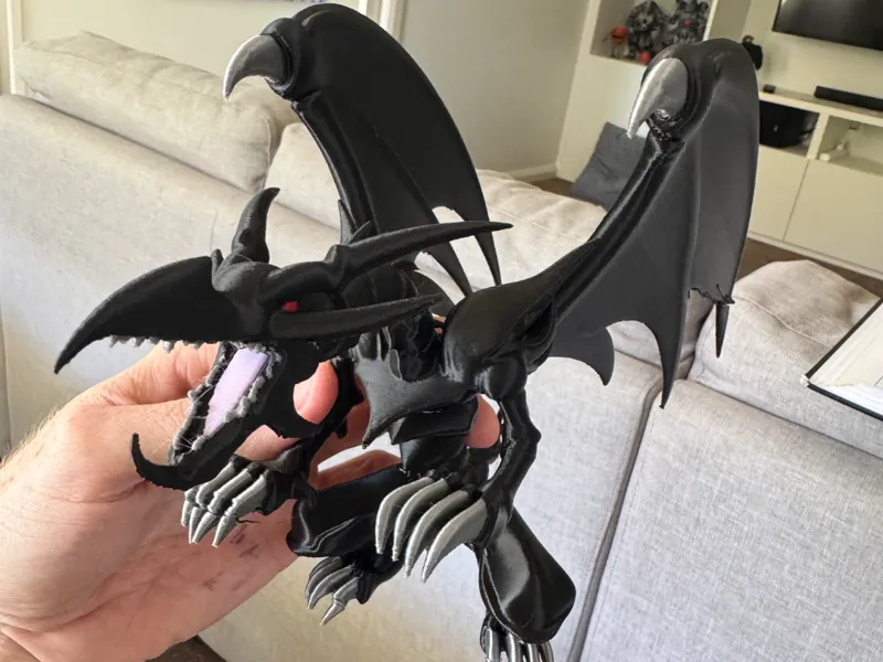 Red eyes black dragon - YuGiOh 3D model