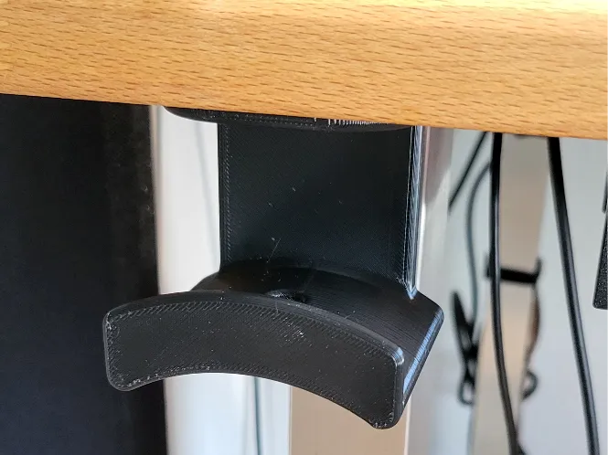 Headphone Mount v2 - below desk | extra sturdy