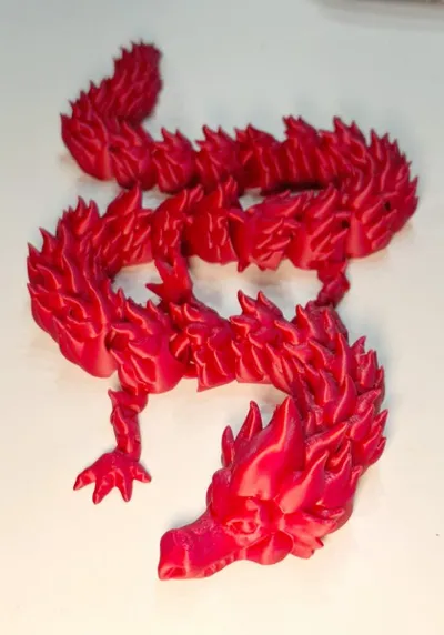 Fire Dragon flexy articulated - Free 3D Print Model - MakerWorld