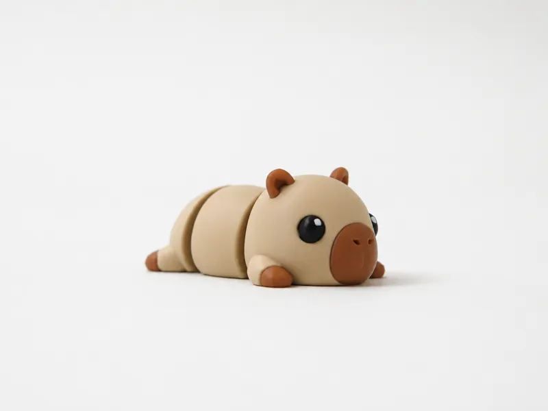 MIX-002 Articulated Capybara Keychain