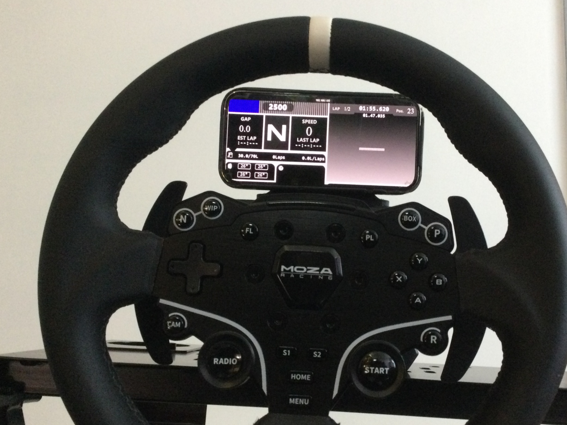 Moza Magsafe 15W Phone Mount Simhub iphone
