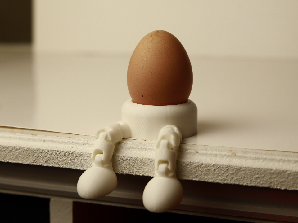 Articulated Egg Buddy for Easter