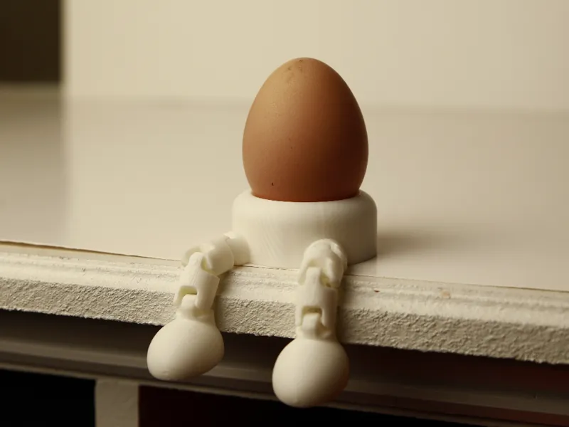 Articulated Egg Buddy for Easter