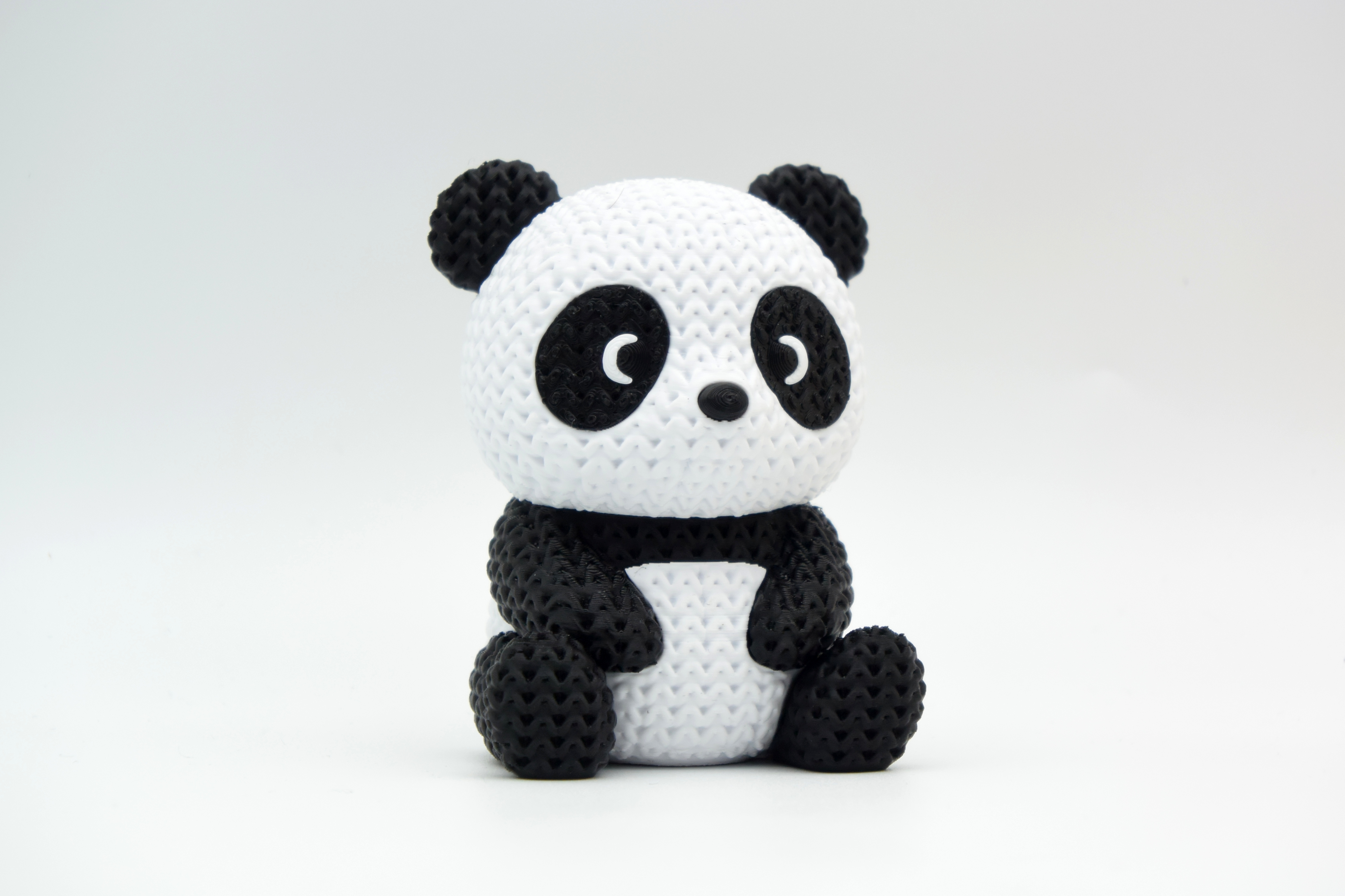 Miniatura 1 do modelo 3D Knitted Panda
