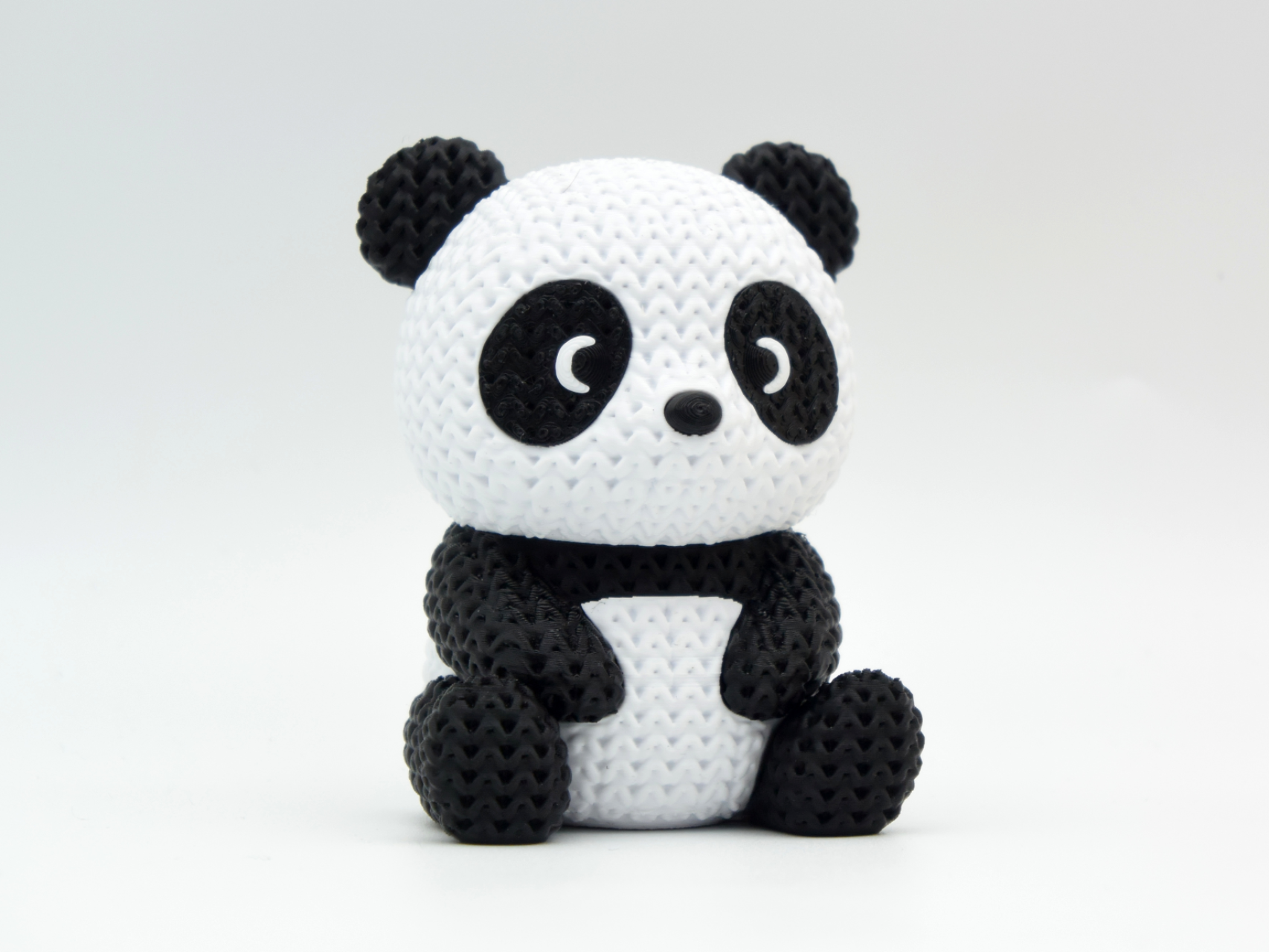 Knitted Panda