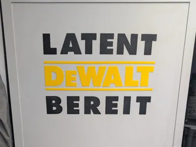 DeWalt Ready Wall Decal