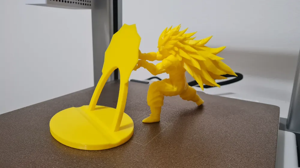 GOKU SSJ3 Phone Stand Remixed by Andre MakerWorld: Download Free 3D Models