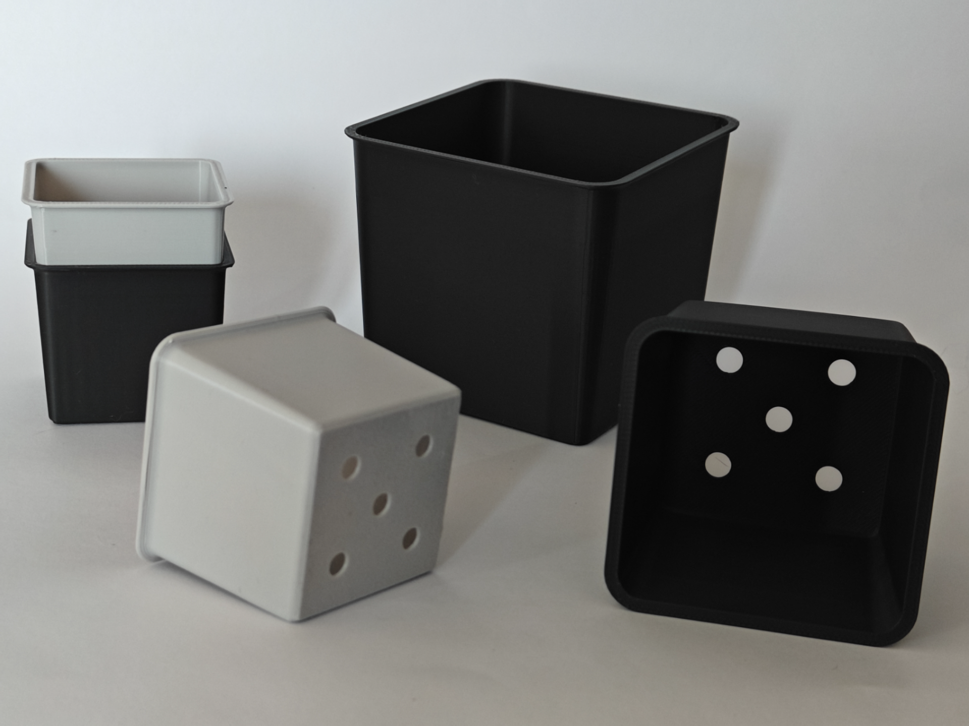 Stackable Square Seedling Pots | 3 Sizes