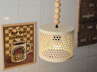 Abajur Basketweave TKK