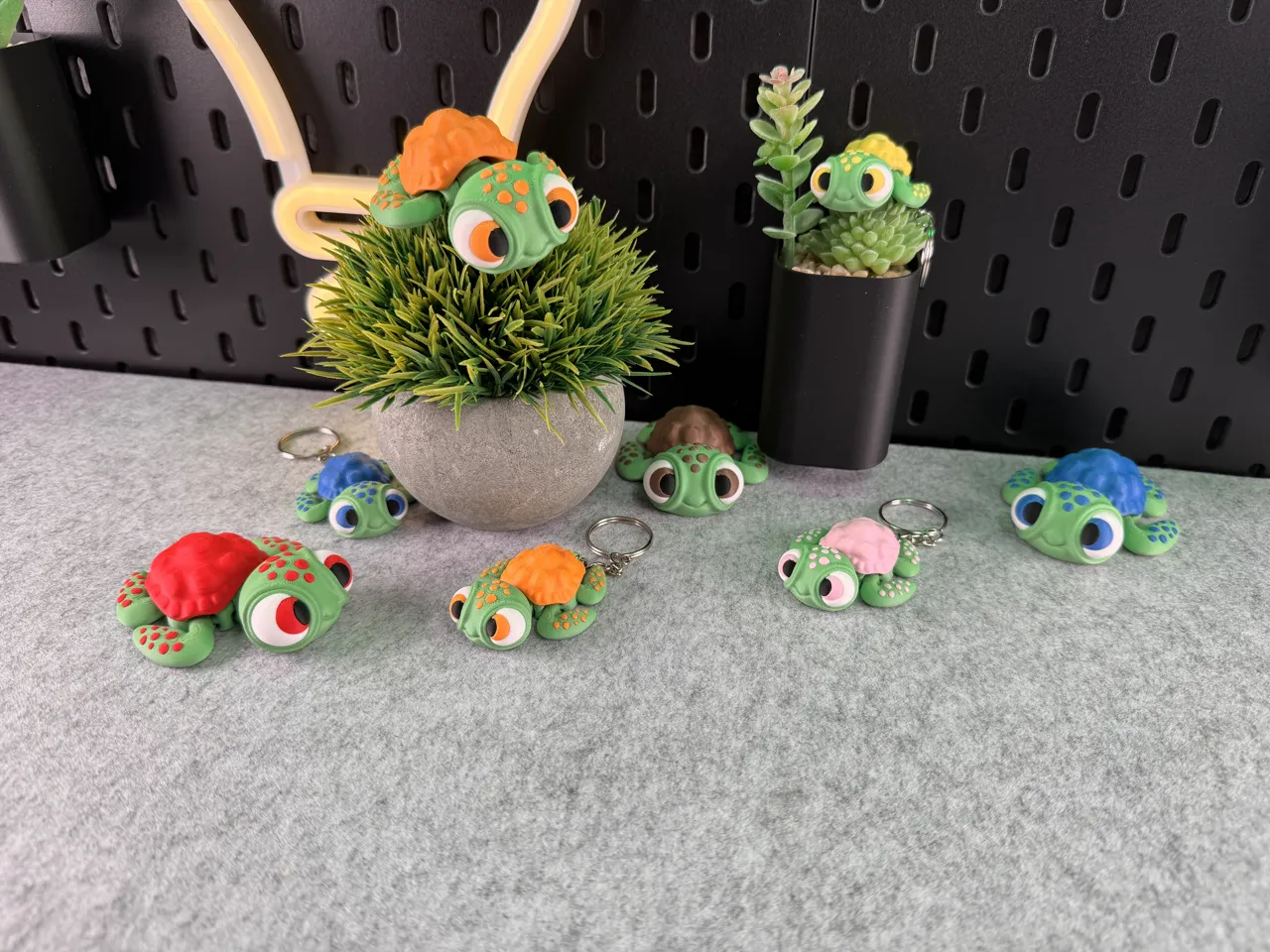 Articulated Cute Turtle view 3