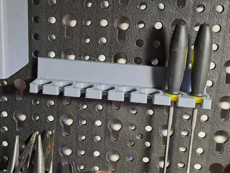 Lidl Parkside pegboard mini file holder