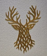 Tête de cerf murale style celtique — photo 4