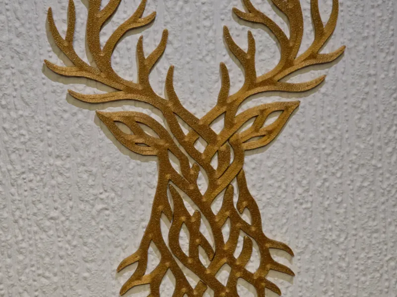 Stag Head Wall Art Celtic Style