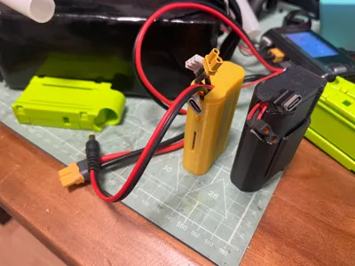 FPV Goggles Battery Case 2S 18650 21700 Version