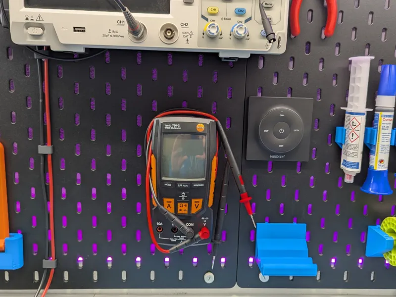 IKEA Skadis - Testo 760-2 Multimeter Holder