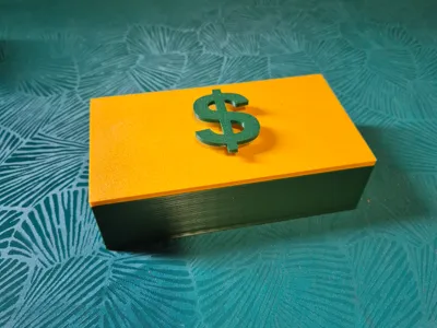 Money Box with Dollar Handle