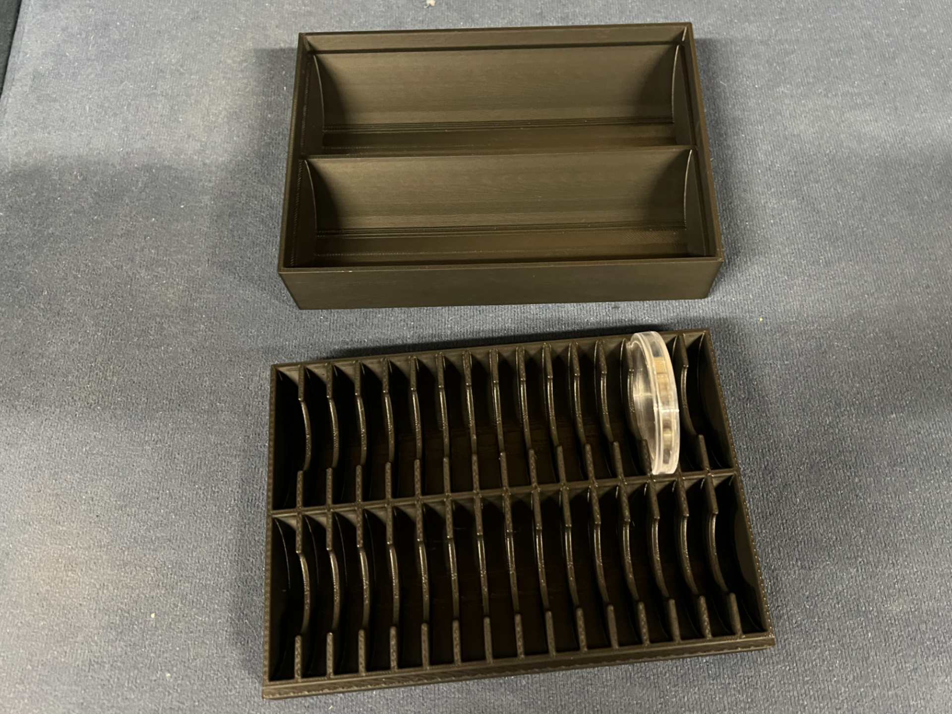 1oz Round Silver Coin Display and Storage Box