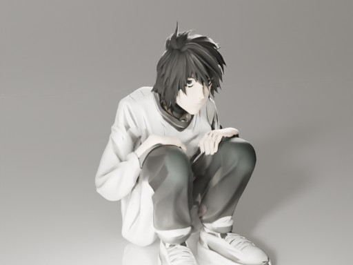 L Lawliet statue
