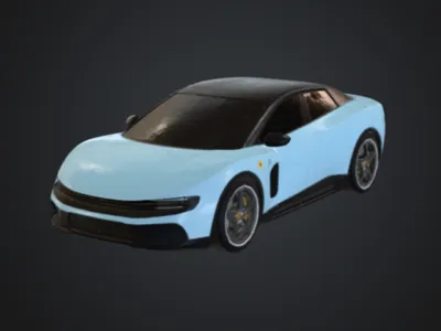 Super realistic Ferrari Miniature Light