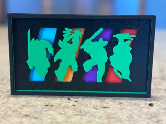 TMNT Shadow Box - Choose your character