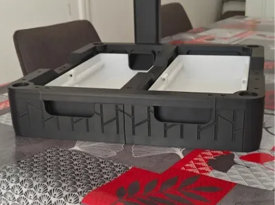 H2 Station: Waste & Tool Drawer + Plate Holder