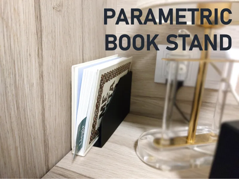 Simple Parametric Book Stand