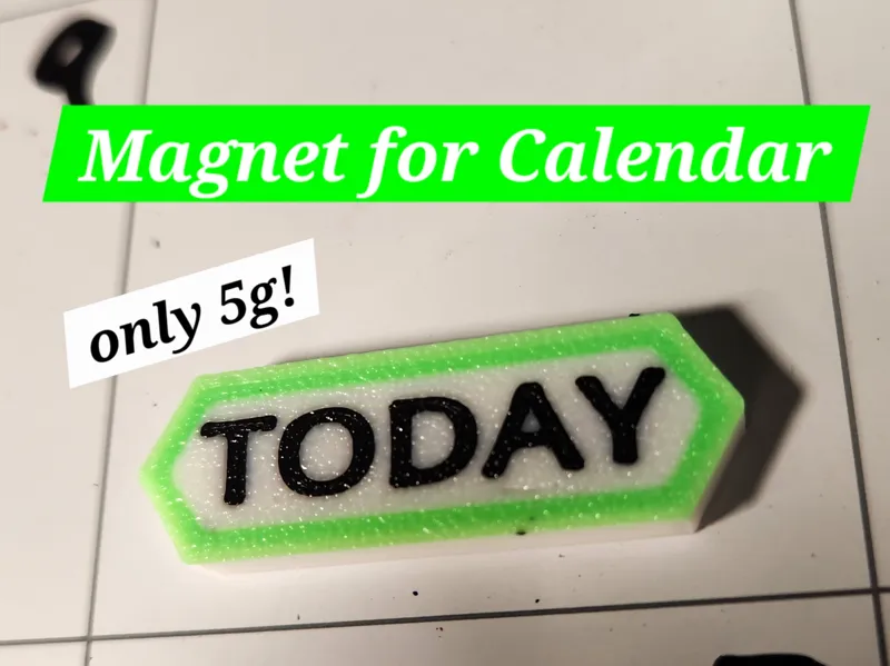 TODAY Magnet for Magnetic Planner